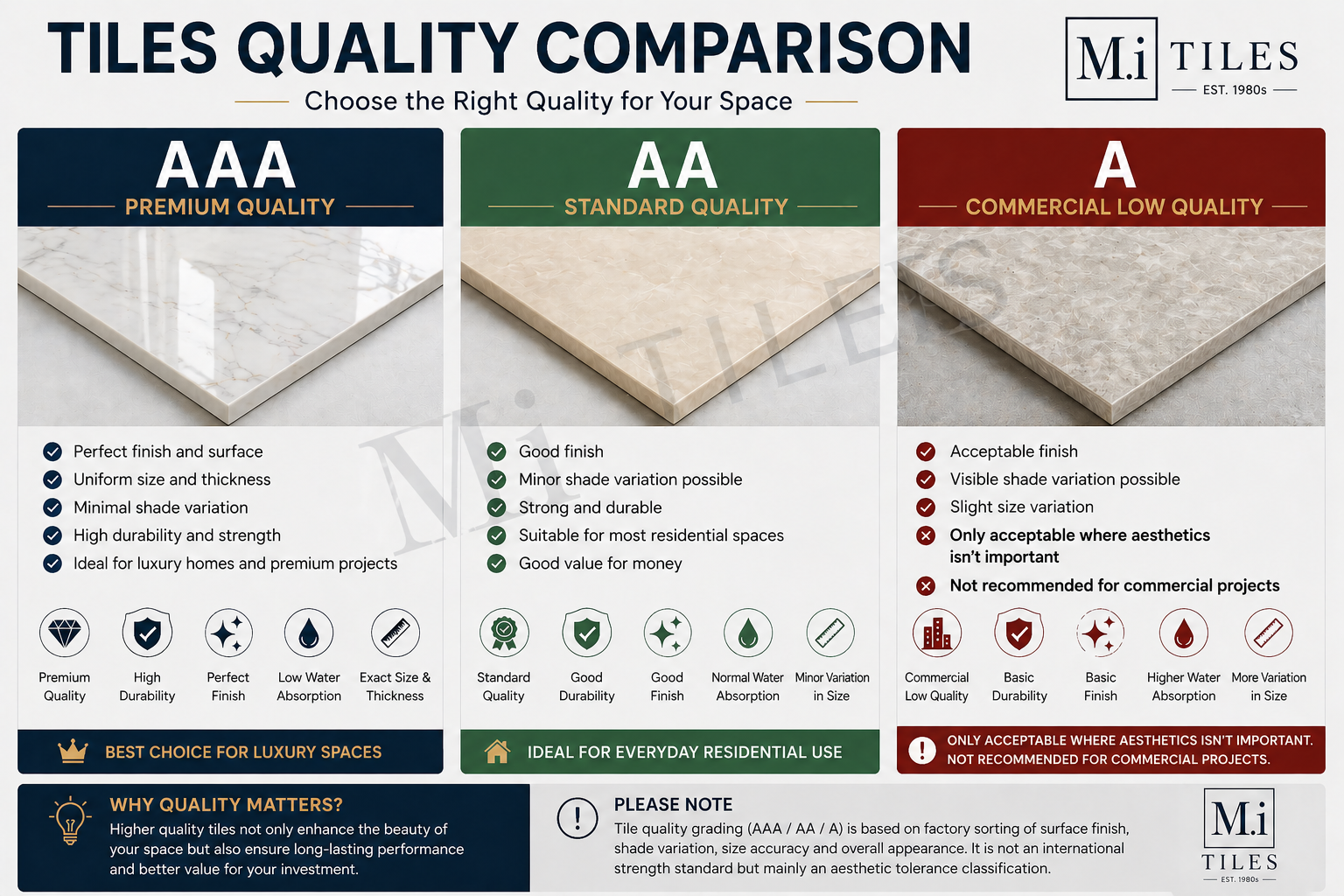Aa Grade R Tile Grades Explained: AAA vs AA vs A Tiles – What You Must Know Before ...